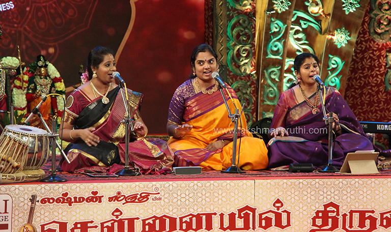 Suchithra, Vinaya & Vithya – Vocal at Chennaiyil Thiruvaiyaru – Season 15