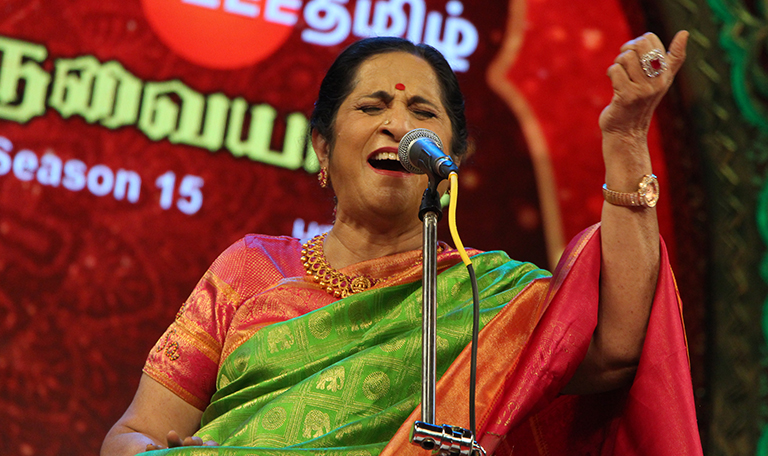 Aruna Sairam – Vocal at Chennaiyil Thiruvaiyaru – Season 15