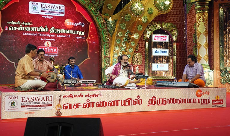 Manibharathi – Violin at Chennaiyil Thiruvaiyaru – Season 15